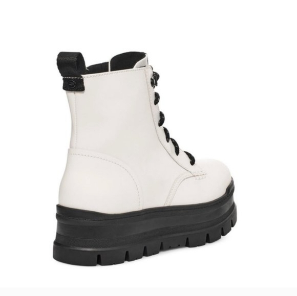 Ugg Sidnee Waterproof Boots Leather Designer Winter Platform Grunge #12 - Picture 2 of 15